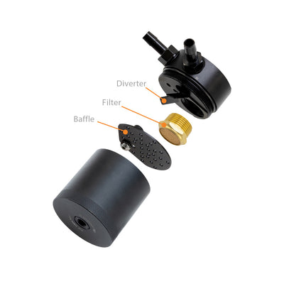 Mishimoto 2014+ Ford Fiesta ST Baffled Oil Catch Can Kit - Black