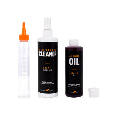 Mishimoto Air Filter Re-Oil Kit for performance car parts and upgrades, boosting engine performance and airflow.