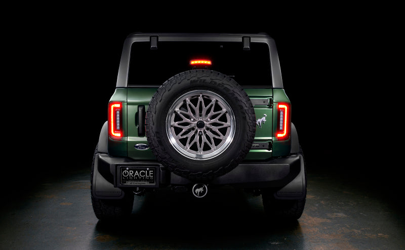 Oracle Lighting 21-22 Ford Bronco Flush Style LED Taillights enhancing off-road performance.