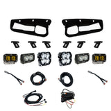 Baja Designs 21-25 Ford Bronco Squadron 2.0 Pro (Spot) & S2 Pro D/C Clr / S2 SAE Ambr FPK Steel Bmpr