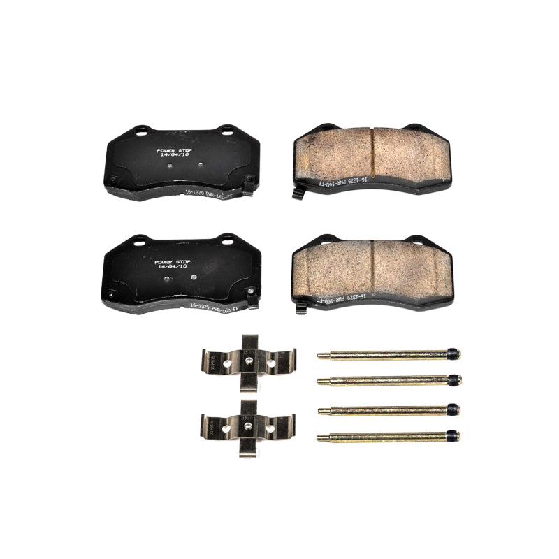 Power Stop 08-10 Chevrolet Cobalt Front Z17 Evolution Ceramic Brake Pads w/Hardware - DTX Performance