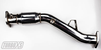 Turbo XS 02-07 WRX-STi / 04-08 Forester XT High Flow Catalytic Converter Pipe performance auto part