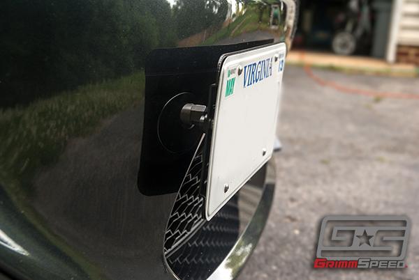 GrimmSpeed 10+ Subaru Legacy/Outback / 13+ Subaru BRZ/13+ Scion FR-S License Plate Relocation Kit GrimmSpeed