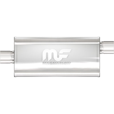 MagnaFlow Muffler Mag SS 5X8 14 3/3 O/C, performance car parts, from veteran owned DTX Performance shop, enhance engine sound & performance.