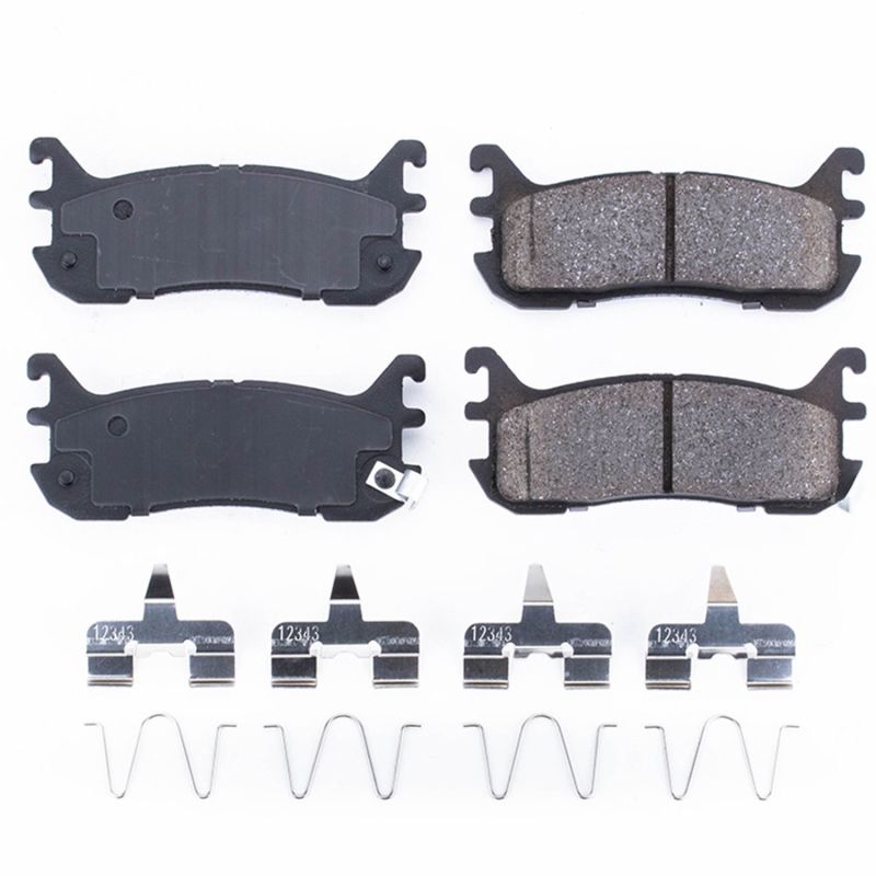 Power Stop 97-03 Ford Escort Rear Z17 Evolution Ceramic Brake Pads w/Hardware - DTX Performance