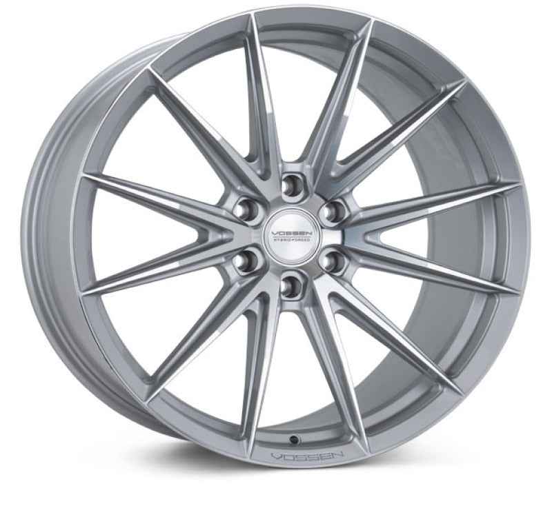 Vossen HFX-2 22x10 / 6x135 / ET-18 / Super Deep Face / 87.1 - Silver Polished Wheel