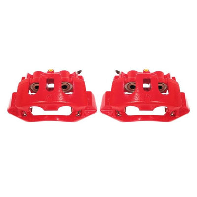 Power Stop 11-19 Chevrolet Silverado 2500 HD Rear Red Calipers w/Brackets - Pair, performance car parts, high performance brakes