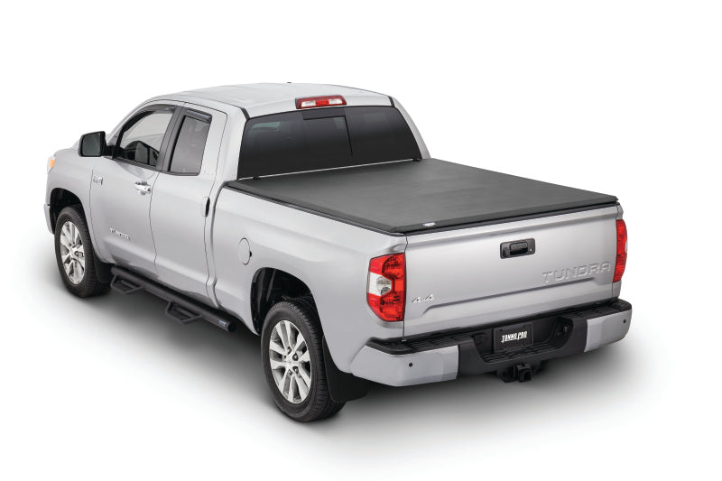 Tonno Pro 05-15 Toyota Tacoma 5ft Fleetside Tonno Fold Tri-Fold Tonneau Cover on truck bed