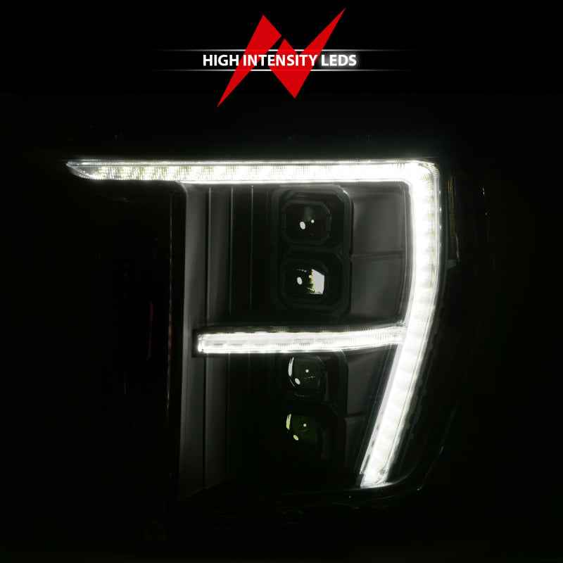 ANZO 21-23 Ford F-150 (w/Factory Halogen) Z-Series Full LED Proj Headlights - Driver Side ONLY