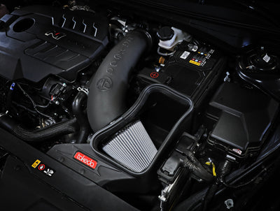 aFe Takeda Stage-2 Pro DRY S Cold Air Intake System in 2022 Hyundai Elantra N engine for performance upgrades.