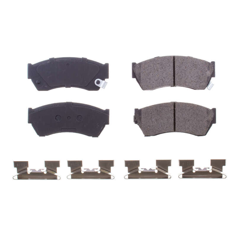 Power Stop 98-01 Chevrolet Metro Front Z17 Evolution Ceramic Brake Pads w/Hardware - DTX Performance