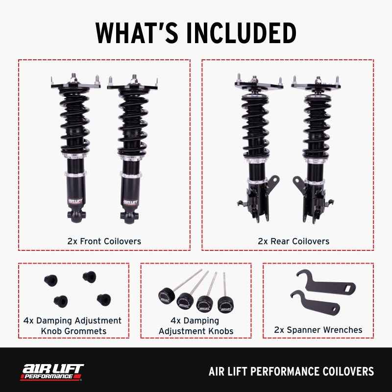 Air Lift Performance 20-24 Toyota GR Supra / 19-24 BMW Z4 (G29) Coilover Kit