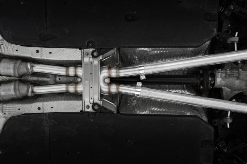 MBRP 2022 Kia Stinger 3.3L T304 SS Cat-Back Exhaust installation view