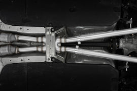 MBRP 2022 Kia Stinger 3.3L T304 SS Cat-Back Exhaust installation view