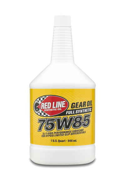 Red Line 75W85 GL-5 Gear Oil - Quart, performance car parts, DTX Performance, high performance auto parts, veteran owned performance shop