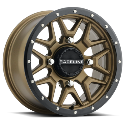 Raceline A94BZ Krank 14x7in Wheel - Bronze & Black Lip, performance auto part, DTX Performance, veteran owned shop