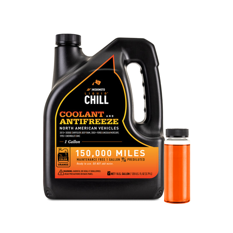 Mishimoto Liquid Chill EG Coolant, North American Vehicles, Orange - DTX Performance