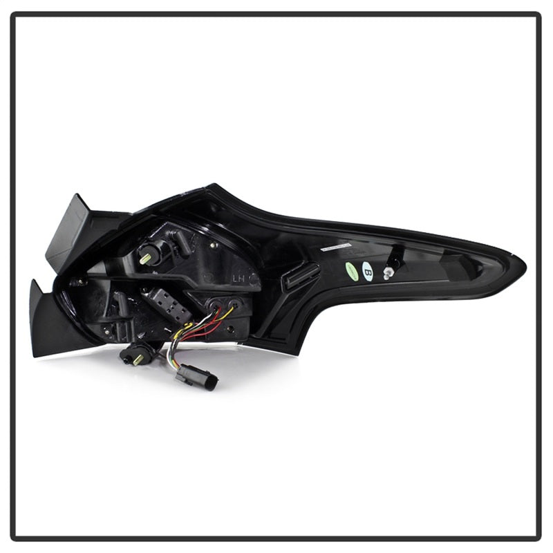 Spyder 15-17 Ford Focus Hatchback LED Tail Lights w/Indicator/Reverse - Black, performance car parts, DTX Performance