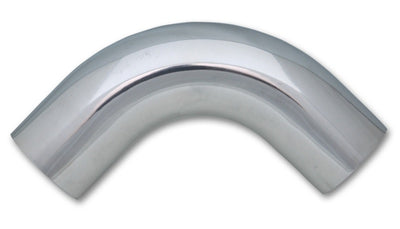 Vibrant 1in O.D. Universal Aluminum Tubing (90 Degree Bend) - Polished for performance upgrades and tuning