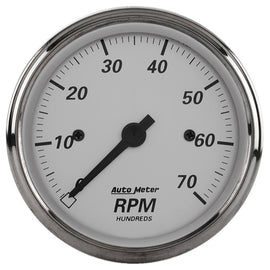 AutoMeter Gauge Tachometer 3-1/8in. 7K RPM In-Dash American Platinum for engine performance upgrades at DTX Performance