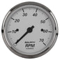 AutoMeter Gauge Tachometer 3-1/8in. 7K RPM In-Dash American Platinum for engine performance upgrades at DTX Performance