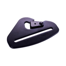 Load image into Gallery viewer, RaceQuip Snap Hook End Seat Belt Mounting Hardware / Fits 3 In. Belts / Forged Steel - Black