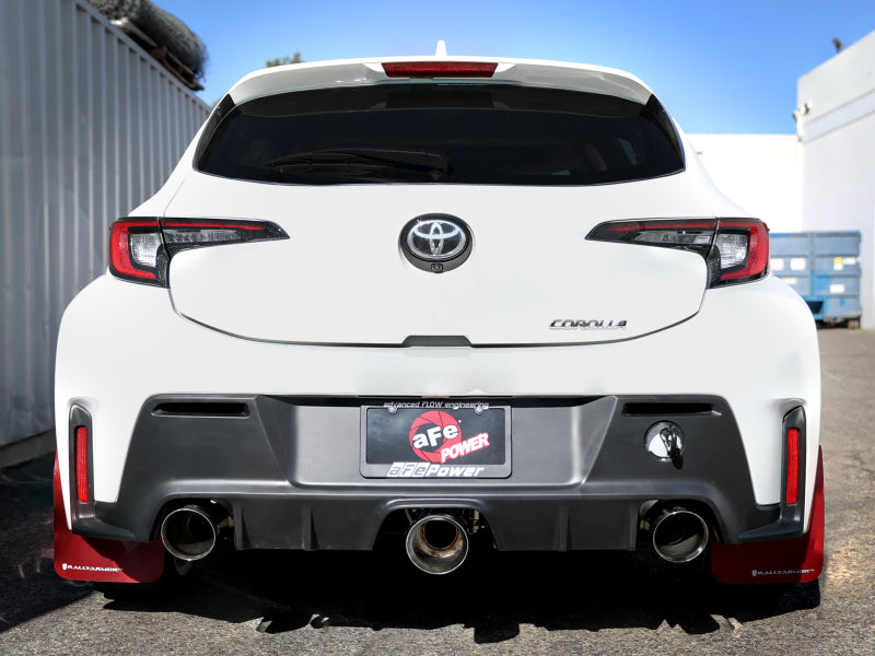 aFe 23-24 Toyota GR Corolla L3 1.6L (t) Gemini XV 3in to 2-1/2in Cat Back Exhaust w/ Polished Tips - DTX Performance