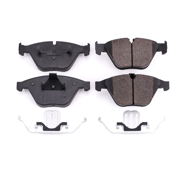 Power Stop 08-13 BMW 328i Front Z17 Evolution Ceramic Brake Pads w/Hardware - DTX Performance