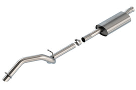 Borla 18-20 Jeep Wrangler JLU 2.0L I4 Climber Turn Down Exit Cat-Back Exhaust, performance exhaust system, DTX Performance