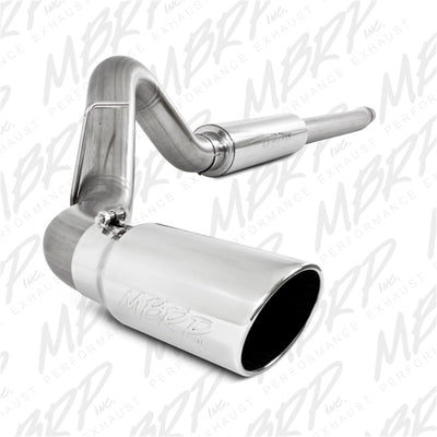 MBRP 11-13 Ford F-250/350/450 6.2L V8 Gas 4in Cat Back Single Side T409 Exhaust System, performance upgrade part MBRP logo