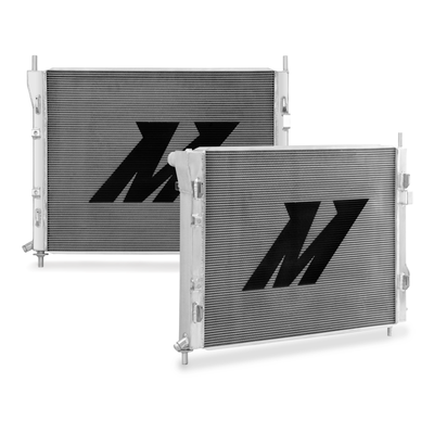 Mishimoto 2015+ Ford Mustang GT Performance Aluminum Radiator for engine cooling, high performance auto parts