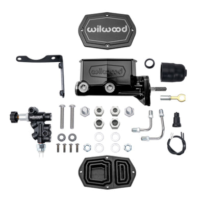 Wilwood Mopar Tandem Master Cylinder Kit 15/16in Bore Black performance part