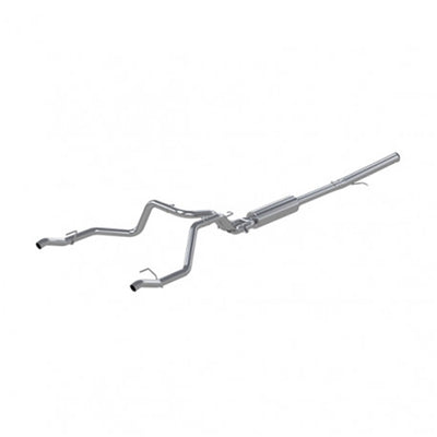 MBRP 19-Up Chevy Silverado 1500 6.2L 2.5in Catback Dual Rear Exit Aluminized exhaust system