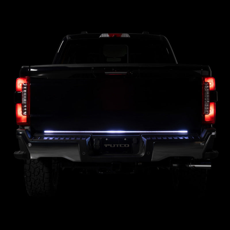 Putco 2021+ Ford F150 w/Factory LED Taillamps & OBS 60in Freedom Blade LED Tailgate Light Bar, performance car parts by DTX Performance