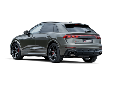 Akrapovic 2025 Audi RSQ8 Evolution Race Line Exhaust System Titanium, performance car parts, DTX Performance