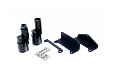 Torque Solution Billet Dual Pass Flex Fuel Sensor Bracket for performance car tuning and engine upgrades by DTX Performance.