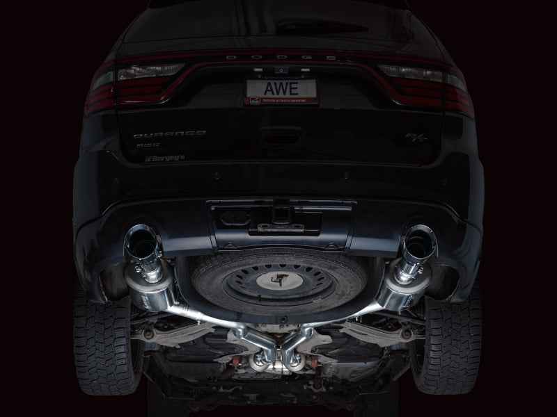 AWE Tuning 11-24 Dodge Durango 5.7L Touring Edition Exhaust w/ Chrome Silver Tips, performance car parts, tuning upgrades