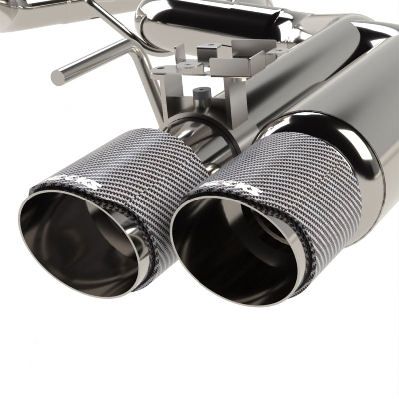 Kooks 18-24 Ford Mustang GT 5.0 3in. Valved Shotgun Cat-Back Exhaust - Carbon Tips, performance car parts, DTX Performance