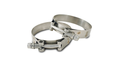 Vibrant SS T-Bolt Clamps Pack of 2 Size Range: 1.89in to 2.10in O.D., performance car parts, DTX Performance, engine performance parts