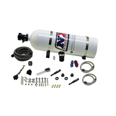 Nitrous Express NXD Super Stacker Nitrous Kit w/Lightning 375 Solenoid for performance car upgrades.