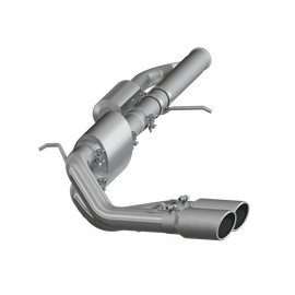 MBRP 09+ Chevrolet Silverado 1500 4.3L 3in Pre-Axle Dual Outlet Cat Back - T409, performance exhaust system for trucks