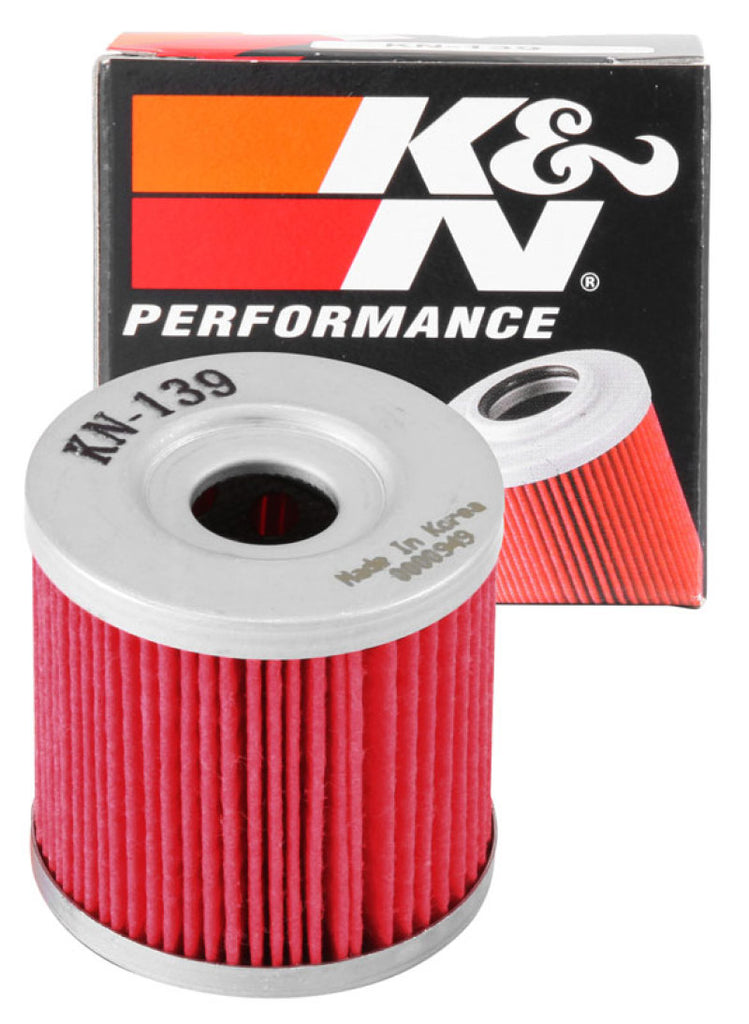K&N Suzuki / Kawasaki / Arctic 1.75in OD x 1.719in H Oil Filter for high performance engines