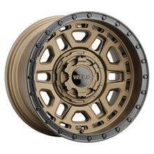 Load image into Gallery viewer, Weld Off-Road W120 17x9 Crux 6x139.7 BP -12mm ET 4.5in BS Satin Bronze/Black