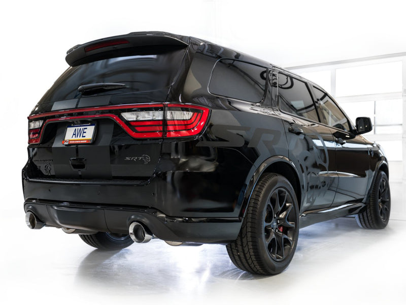 AWE Tuning 18-23 Dodge Durango SRT & Hellcat Touring Edition Exhaust - Chrome Silver Tips - DTX Performance