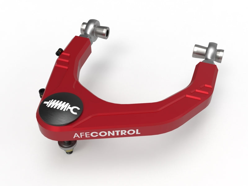 aFe Control 05-23 Toyota Tacoma Upper Control Arms - Red Anodized Billet Aluminum - DTX Performance