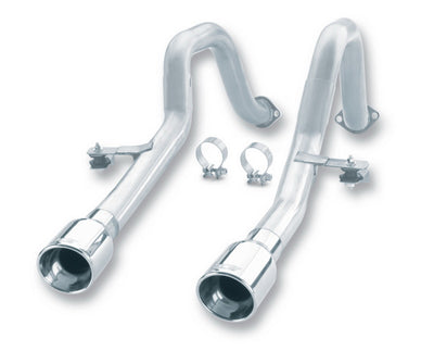 Borla 97-04 Chevrolet Corvette 5.7L 8cyl RWD Very Aggressive Catback Exhaust from DTX Performance for high performance auto parts enthusiasts.