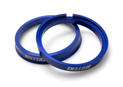 Wheel Mate Muteki Tesla Hub Ring Set 73mm x 64mm - 2 Piece Blue for performance car parts, DTX Performance, veteran owned shop upgrades
