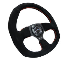 Load image into Gallery viewer, NRG Reinforced Steering Wheel Suede Red Stitch, DTX Performance, performance upgrades