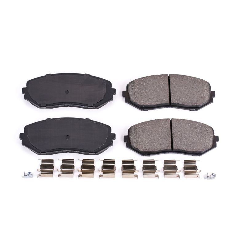 Power Stop 06-13 Suzuki Grand Vitara Front Z17 Evolution Ceramic Brake Pads w/Hardware - DTX Performance