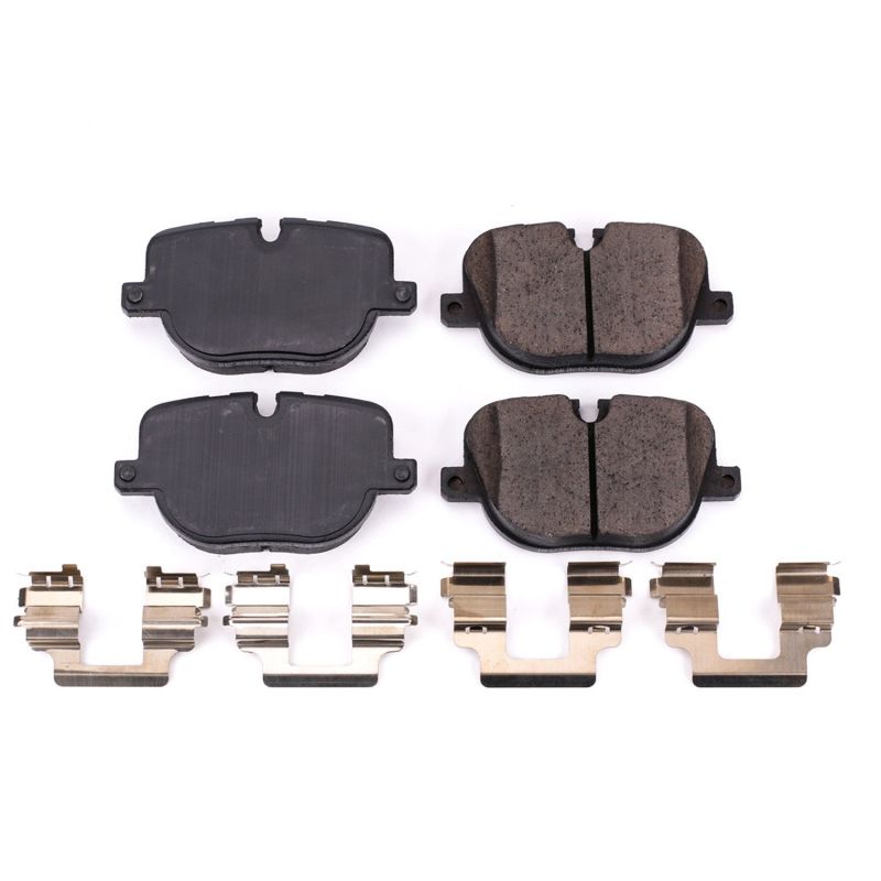 Power Stop 10-12 Land Rover Range Rover Rear Z17 Evolution Ceramic Brake Pads w/Hardware - DTX Performance